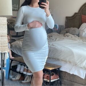 Missufe White maternity dress